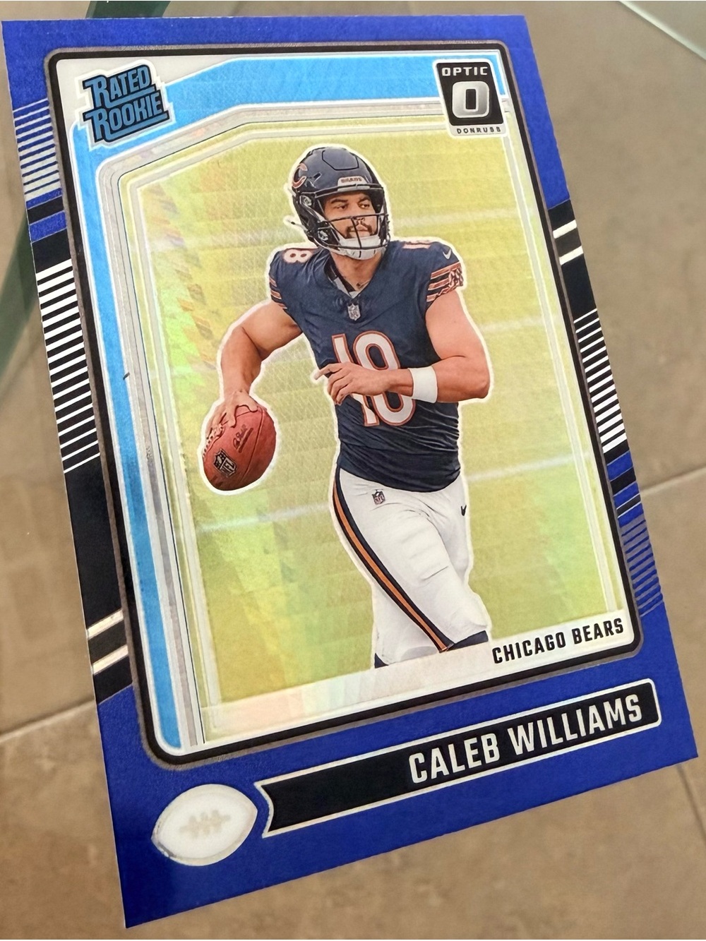 2024 Panini Donruss Optic Rated Rookie Caleb Williams rc rookie card . Great con